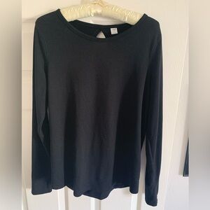 Old Navy active long sleeve top black
